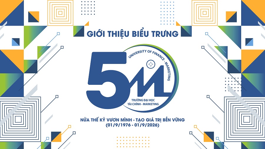Công bố Biểu trưng kỷ niệm 50 năm Ngày truyền thống Trường Đại học Tài chính – Marketing (01/9/1976 – 01/9/2026)