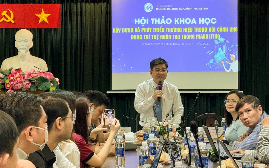 Hội thảo khoa học “Xây dựng và phát triển thương hiệu trong bối cảnh ứng dụng trí tuệ nhân tạo trong Marketing”