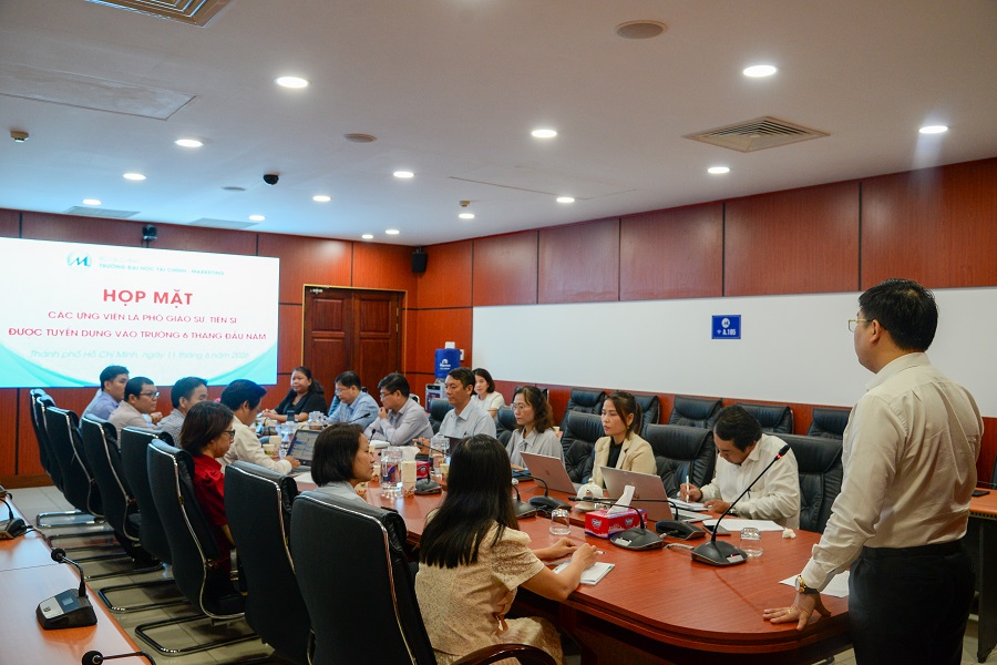 UFM họp mặt các tiến sĩ được tuyển dụng và tiếp nhận trong 6 tháng đầu năm 2026