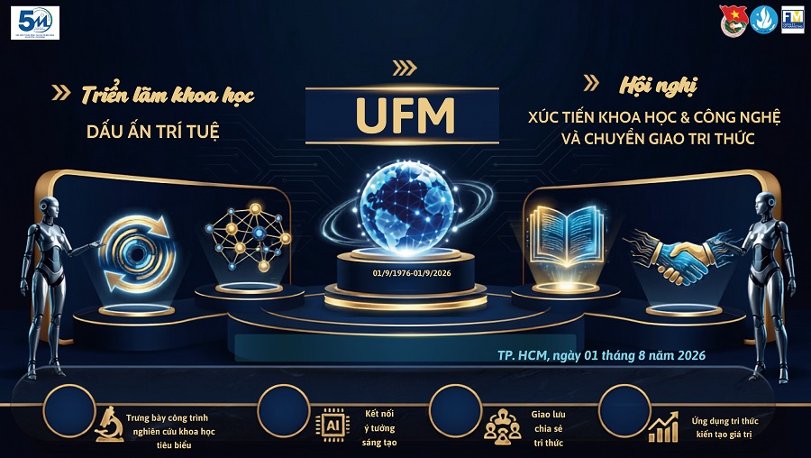 UFM tổ chức Triển lãm Khoa học và Công nghệ, thúc đẩy chuyển giao tri thức vào thực tiễn