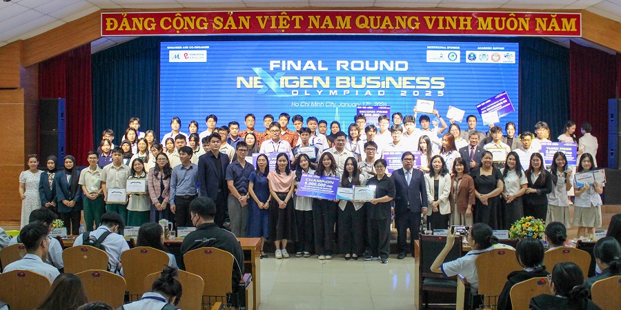 Chung kết NextGen Business Olympiad 2025: Sàn đấu trí tuệ quốc tế và bản lĩnh "thực chiến" của Gen Z