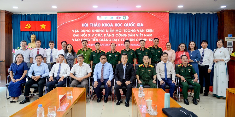 UFM tổ chức Hội thảo khoa học quốc gia: đưa những điểm mới của Văn kiện Đại hội XIV vào giảng dạy lý luận chính trị